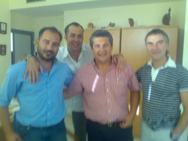 Paschalis Tountouris with colleagues and partners during the early years