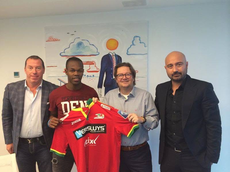 Paschalis Tountouris at an early international player presentation in Belgium