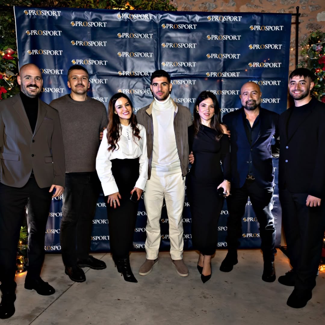 The ProSport team and players together at an evening event