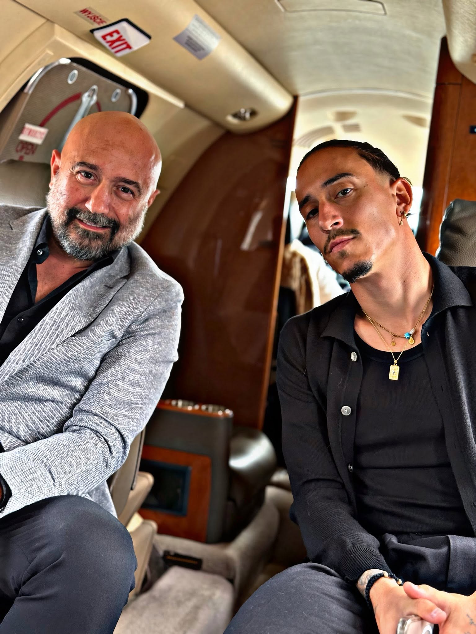 Paschalis Tountouris travelling with Kostas Tsimikas